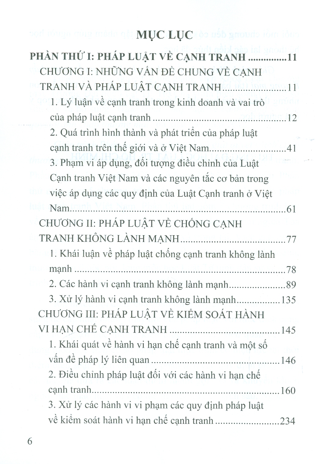 Giáo Trình PHÁP LUẬT VỀ CẠNH TRANH VÀ GIẢI QUYẾT TRANH CHẤP THƯƠNG MẠI (Tái bản lần 1, có sửa đổi và bổ sung)