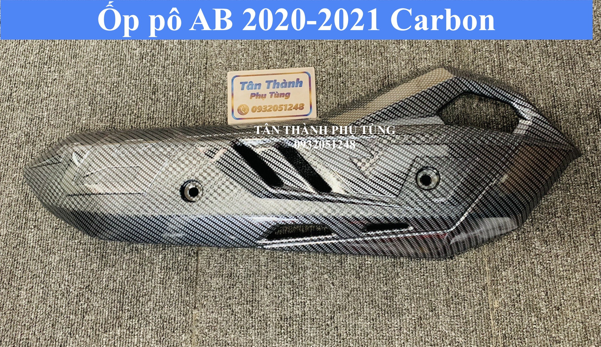 Ốp Pô dành cho Air Blade 2021-2021 Carbon