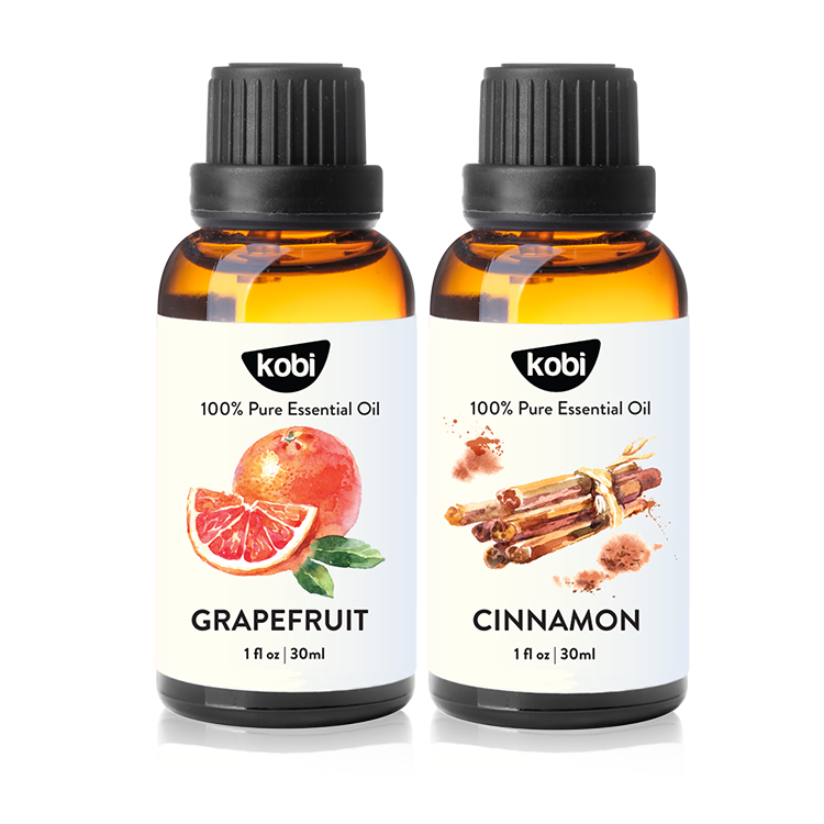 Combo tinh dầu xông phòng tinh dầu Bưởi Kobi + Quế Kobi xông phòng ngủ, xịt thơm, khử mùi, kháng khuẩn giúp bạn thư giãn