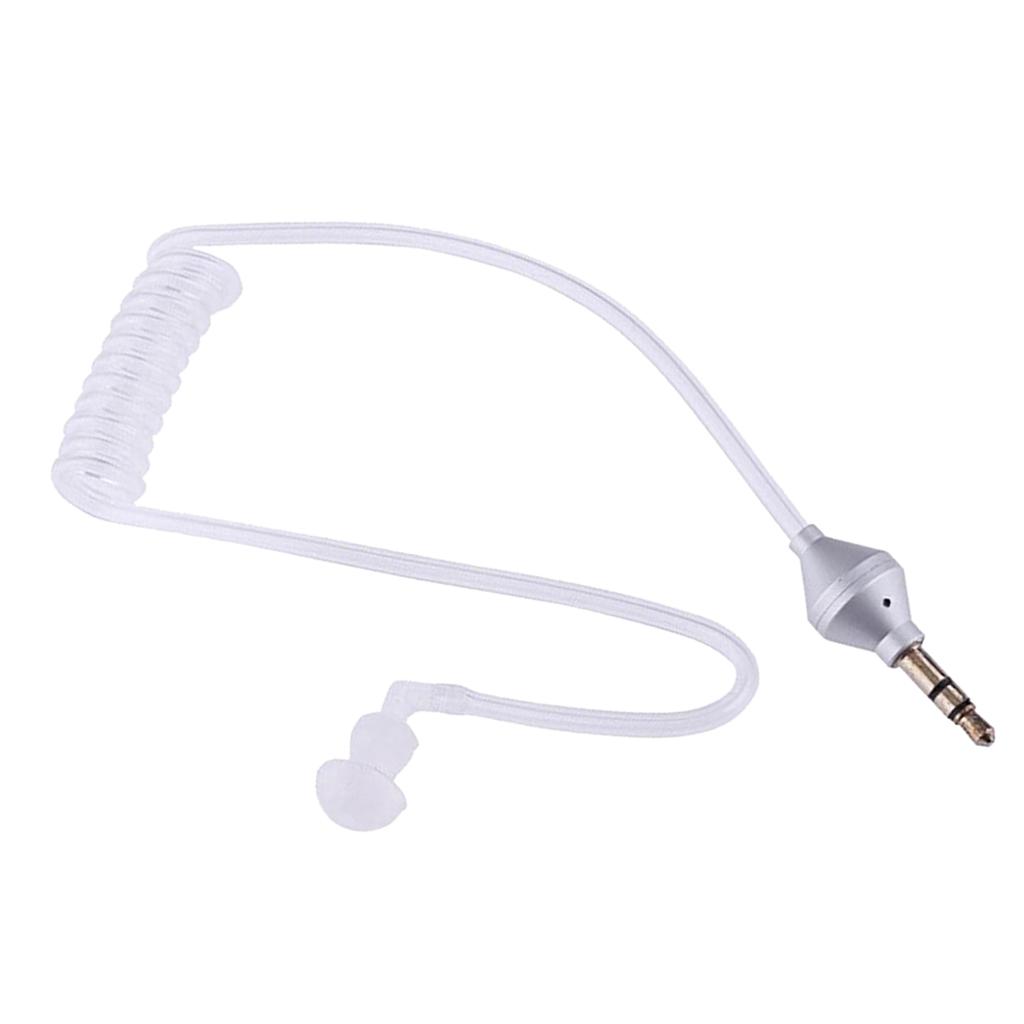 Monaural 3.5mm Headphone Air Tube Anti-radiation Earphone Stereo Headset