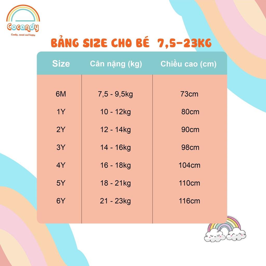 Áo cộc sơ mi kẻ caro túi thỏ cho bé của COCANDY mã AS101104