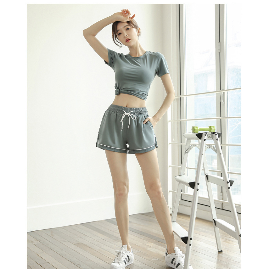 (HÀNG XỊN) Áo thể thao_thun lạnh phối lưới siêu mịn mát_Áo phông nữ tập gym, chạy bộ, du lịch