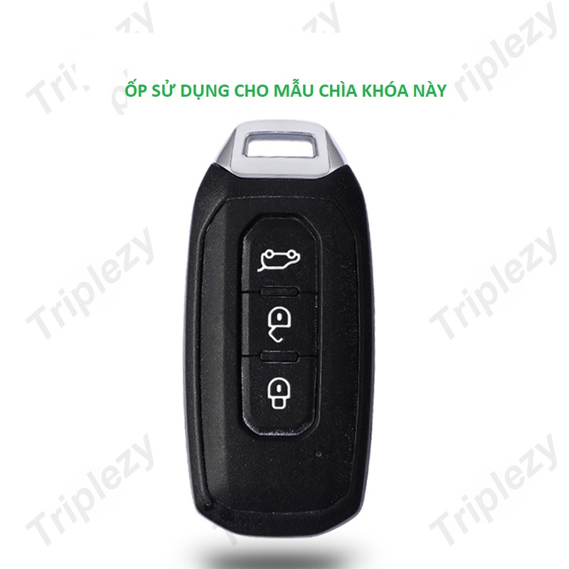 Ốp Chìa Khóa Xe Ford Territory 2022-2023 Hợp Kim Kẽm