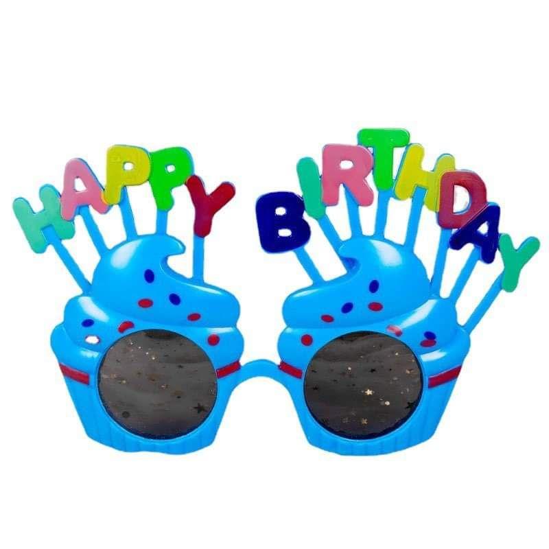 Kính mắt happy birthday sinh nhật vui nhộn phụ kiện chụp ảnh B001