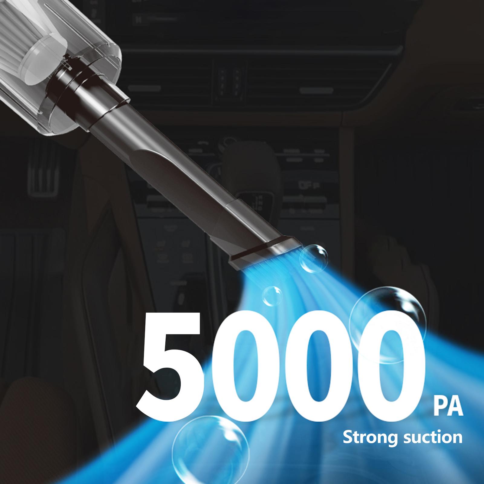 Wireless Handheld Car Vacuum Cleaner Powerful Suction Tiny Car Vacuum Cleaner for Office Car Home
