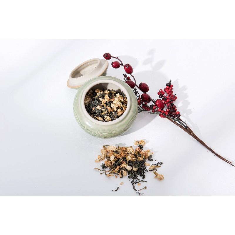 Chè Xanh Ướp Hoa Nhài Mộc Sắc 100g