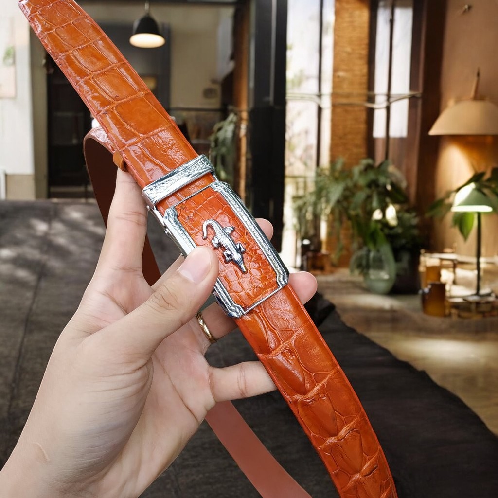 Thắt Lưng Cá Sấu Liền Nguyên Miếng