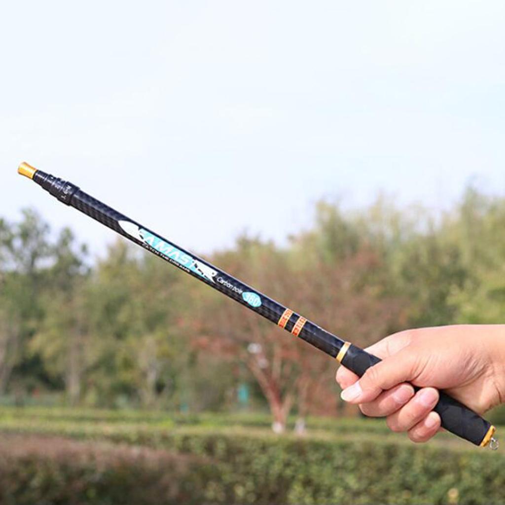 3.6m/4.5m/5.4m/6.3m Telescopic Fishing Rods Fishing Pole