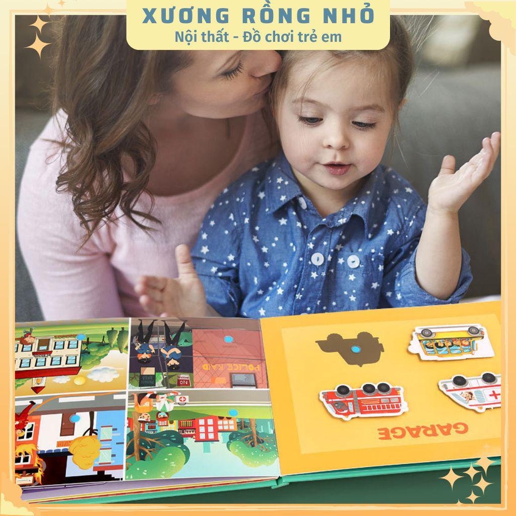 Học liệu bóc dán tiếng anh chủ đề Nông trại, Khủng long, Toán học, Busy Book sách bóc dán Farm, dinosaur