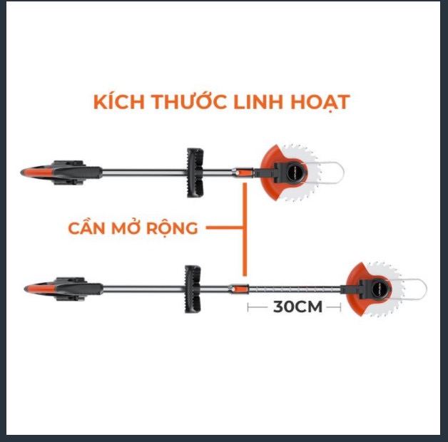 Máy Cắt Cỏ cầm tay 2 pin. Lapusen