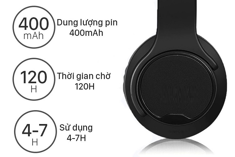 Tai nghe tích hợp 2in1: tai Nghe Bluetooth + Loa Bluetooth âm thanh Stereo, âm bass cao cấp MH1- Mang cả thế thế giới âm nhạc tới bạn - Hàng nhập khẩu