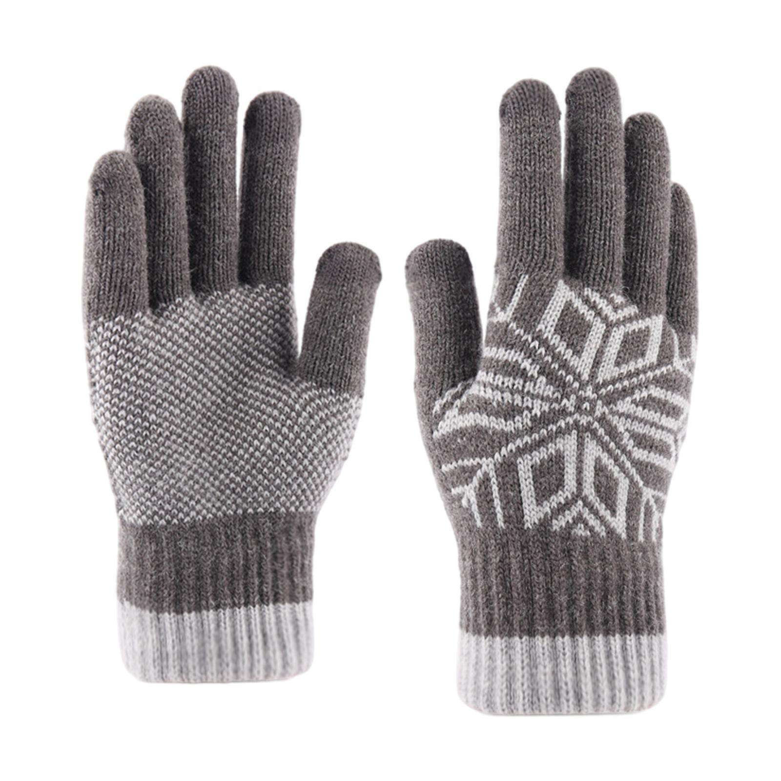 Winter Warm Gloves Touch Screen Mitten Texting Gloves for Skiing