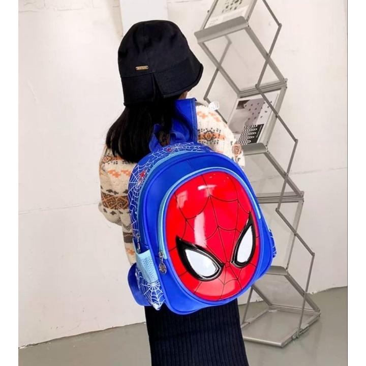 BALO MẪU GIÁO CHP BÉ TRAI ĐI HỌC HÌNH SPIDERMAN NHỆN
