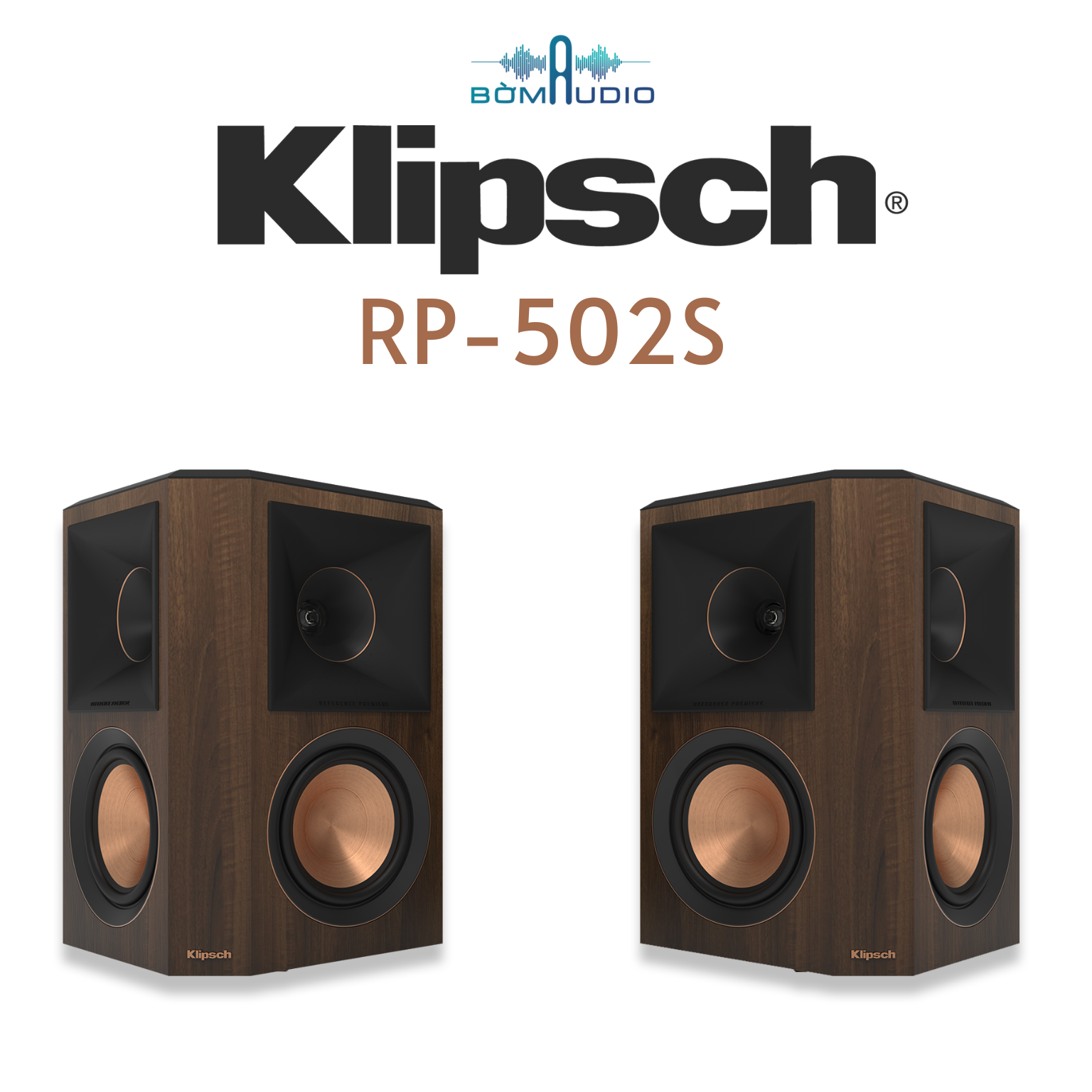 Loa Klipsch RP-502S | Loa Surround nghe nhạc đỉnh cao| Hàng chính hãng new 100%