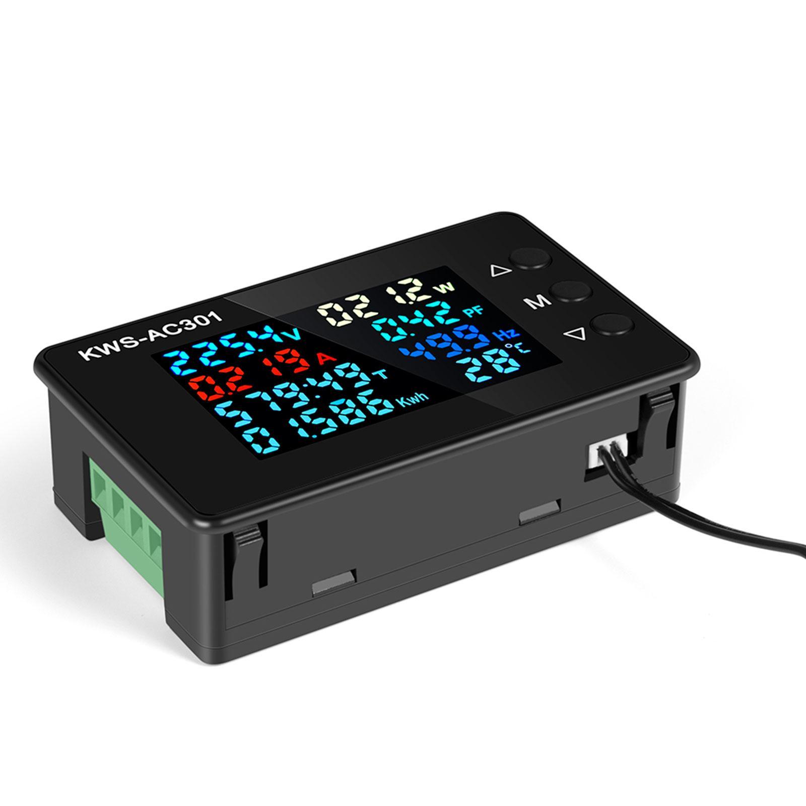 Power Meter Voltage Screen Energy Resistor Tester Electric Power Frequency