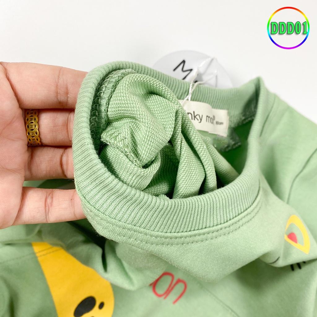 Bộ Dài Tay Cho Bé DDD01 Đồ Bộ Da Cá Cao Cấp Mềm Mịn Thoáng Mát Dễ Chịu, Thoải Mái Cho Bé