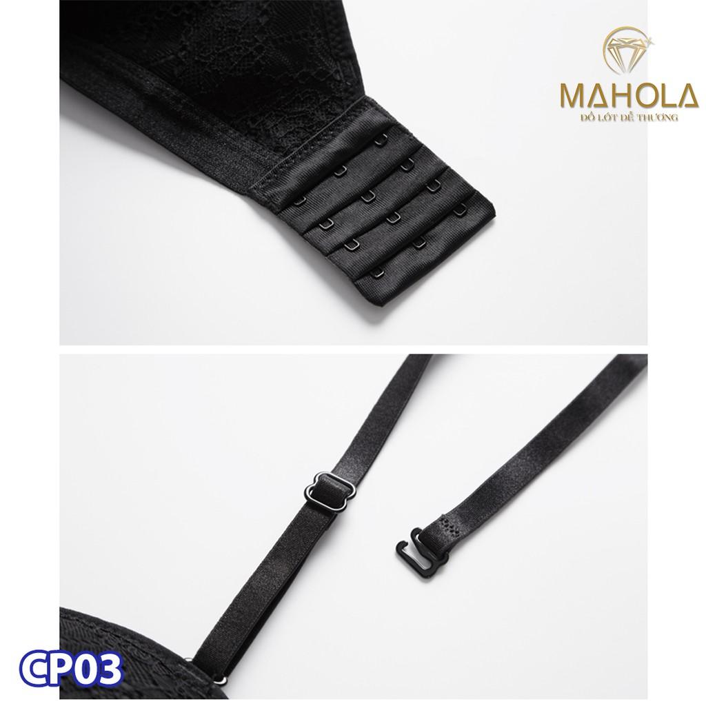 Áo cup không dây rút ngực có đệm bàn tay -Mahola- CP03