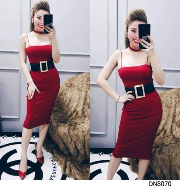 Đầm body 2 dây sexy