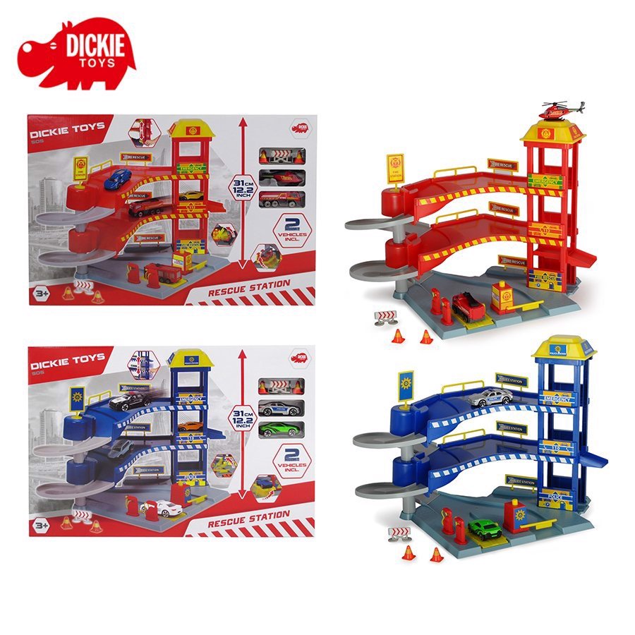 Bộ Đồ Chơi Trạm Cứu Hộ DICKIE TOYS International Rescue Station - 203718000038 ( Màu ngẫu nhiên )