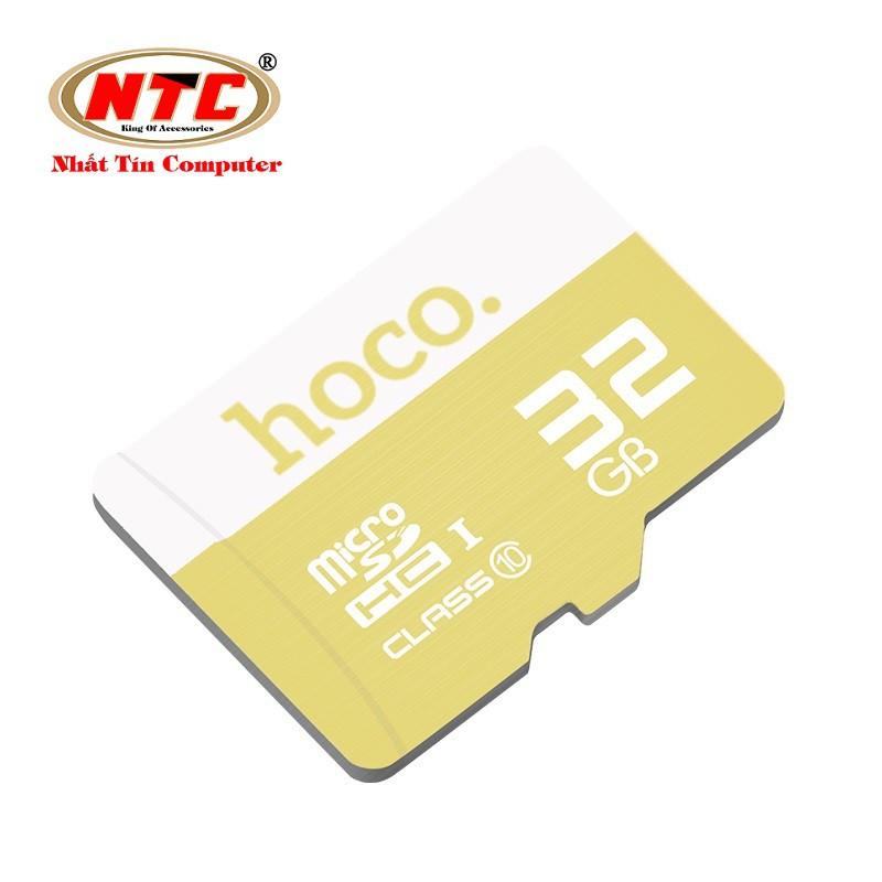 Thẻ nhớ microSDHC dành cho Hoco 32GB Class 10 90MB/s (Vàng) - Hàng Chính Hãng