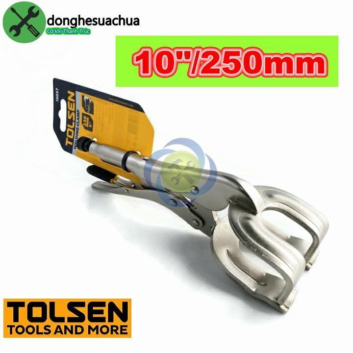 Kìm bấm chết mỏ kẹp càng cua Tolsen 10057 10 inch dài 250mm