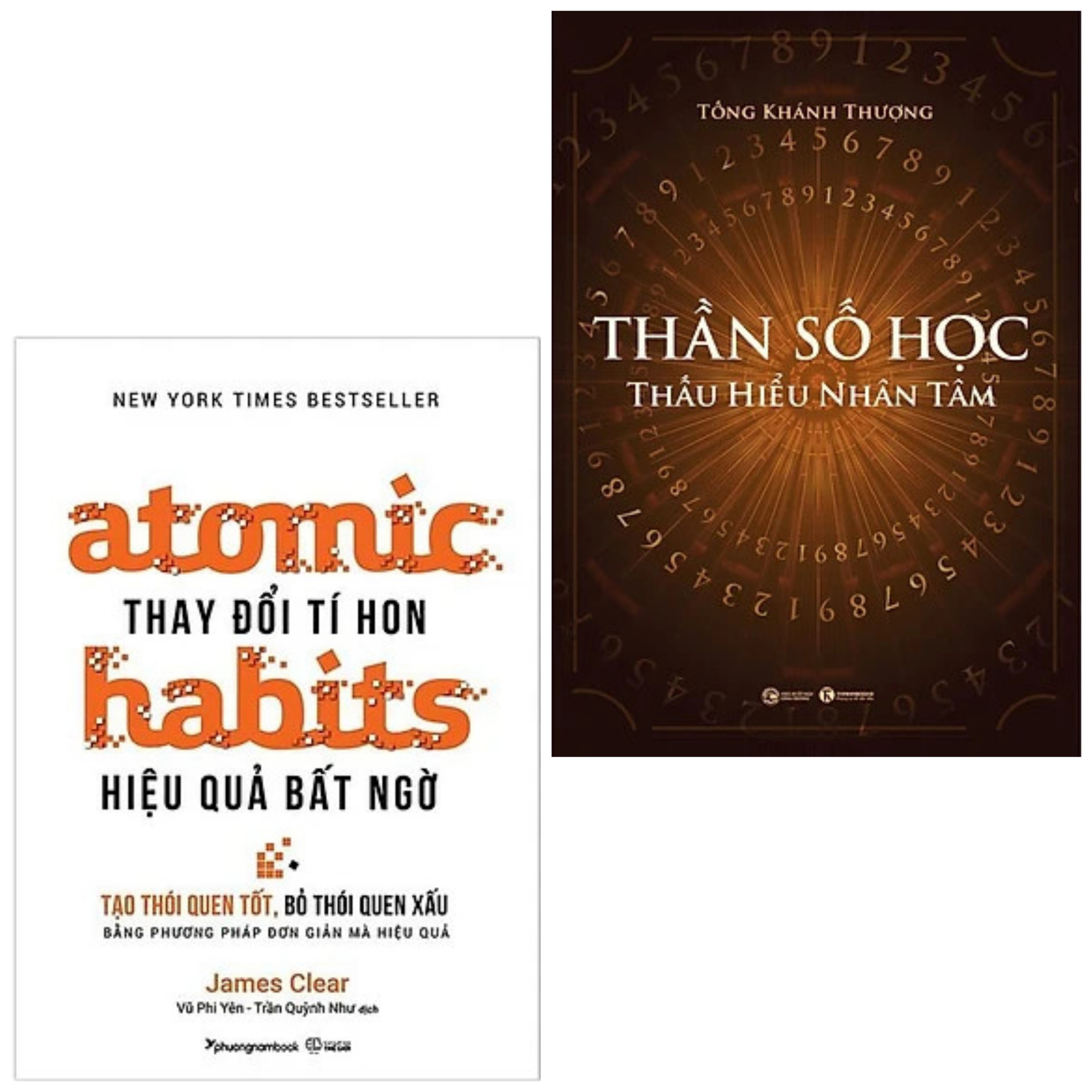 Combo 2 cuốn: Atomic Habits - Thay Đổi Tí Hon, Hiệu Quả Bất Ngờ ( Những Thay Đổi Nhỏ Tạo Nên Thành Công Lớn + Thần Số Học: Thấu Hiểu Nhân Tâm/ Tặng kèm Bookmark)