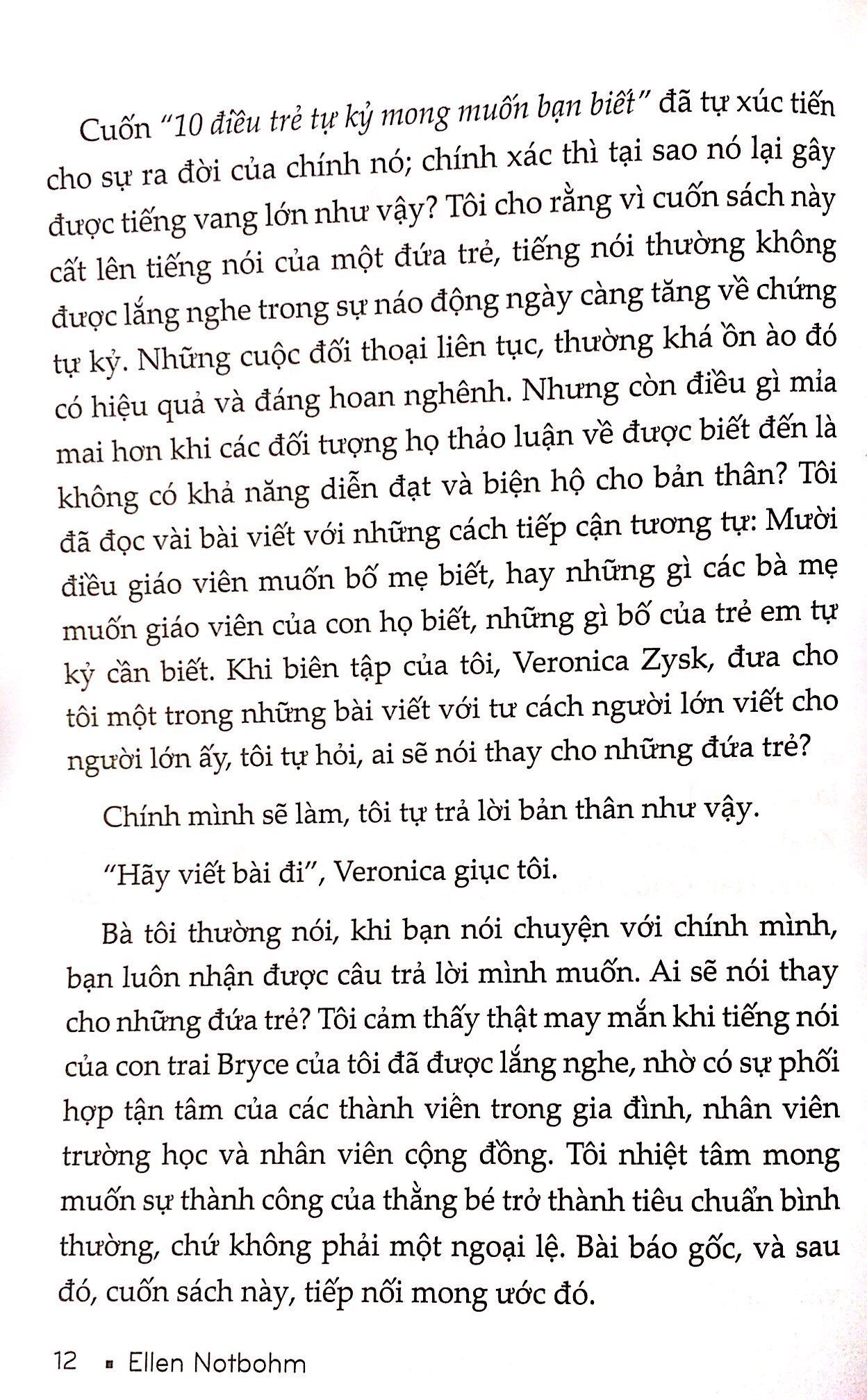 Sách 10 Điều Trẻ Tự Kỷ Mong Muốn Bạn Biết