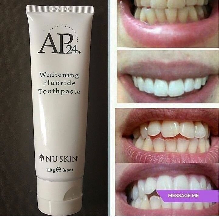 Combo Lăn Khử Mùi Scion Nuskin + Kem Đánh Răng Ap24 Whitening Fluoride Toothpaste