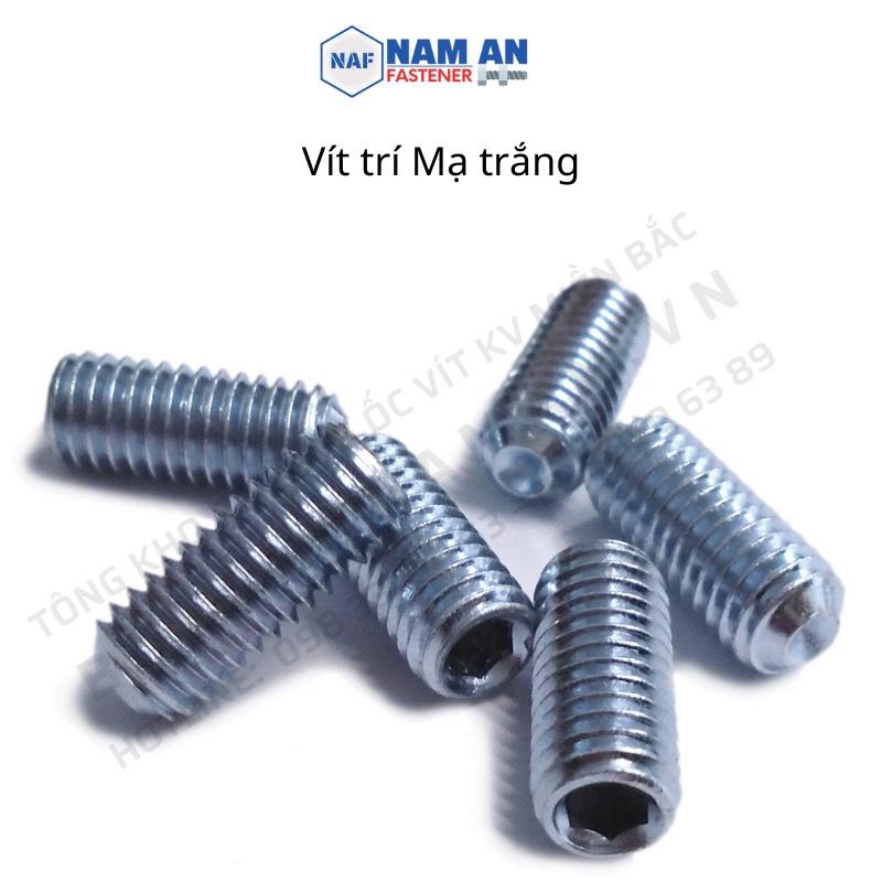 300 con Ốc lục giác chìm không đầu M4, M5, Vít trí, vít cấy Màu Đen, Mạ trắng, Mạ Vàng