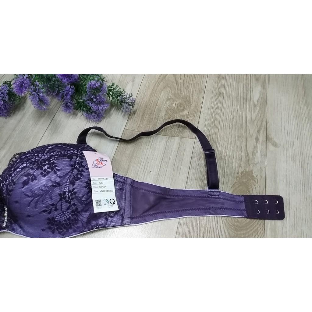 Áo lót nữ nâng ngực Bonbon 33117 mút dầy, phối ren