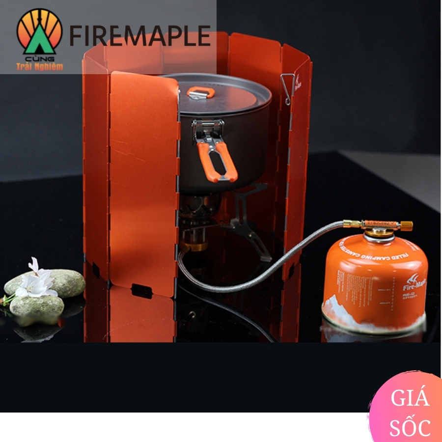 Tấm chắn gió nhôm Fire Maple chuyên dụng cho du lịch nấu ăn 225g FMW-508