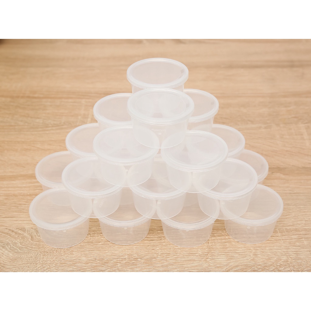 Bộ 20 cái khuôn làm bánh flan nhựa Hofaco HPB83