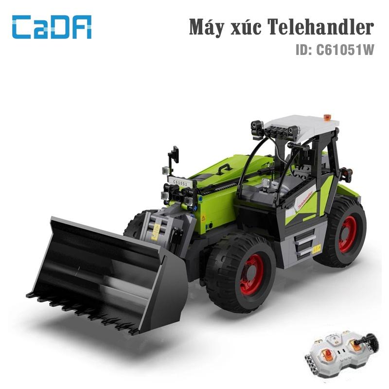 Bộ Đồ Chơi Lắp Ráp Máy Xúc Telehandler Có Điều Khiển - CADA C61051W