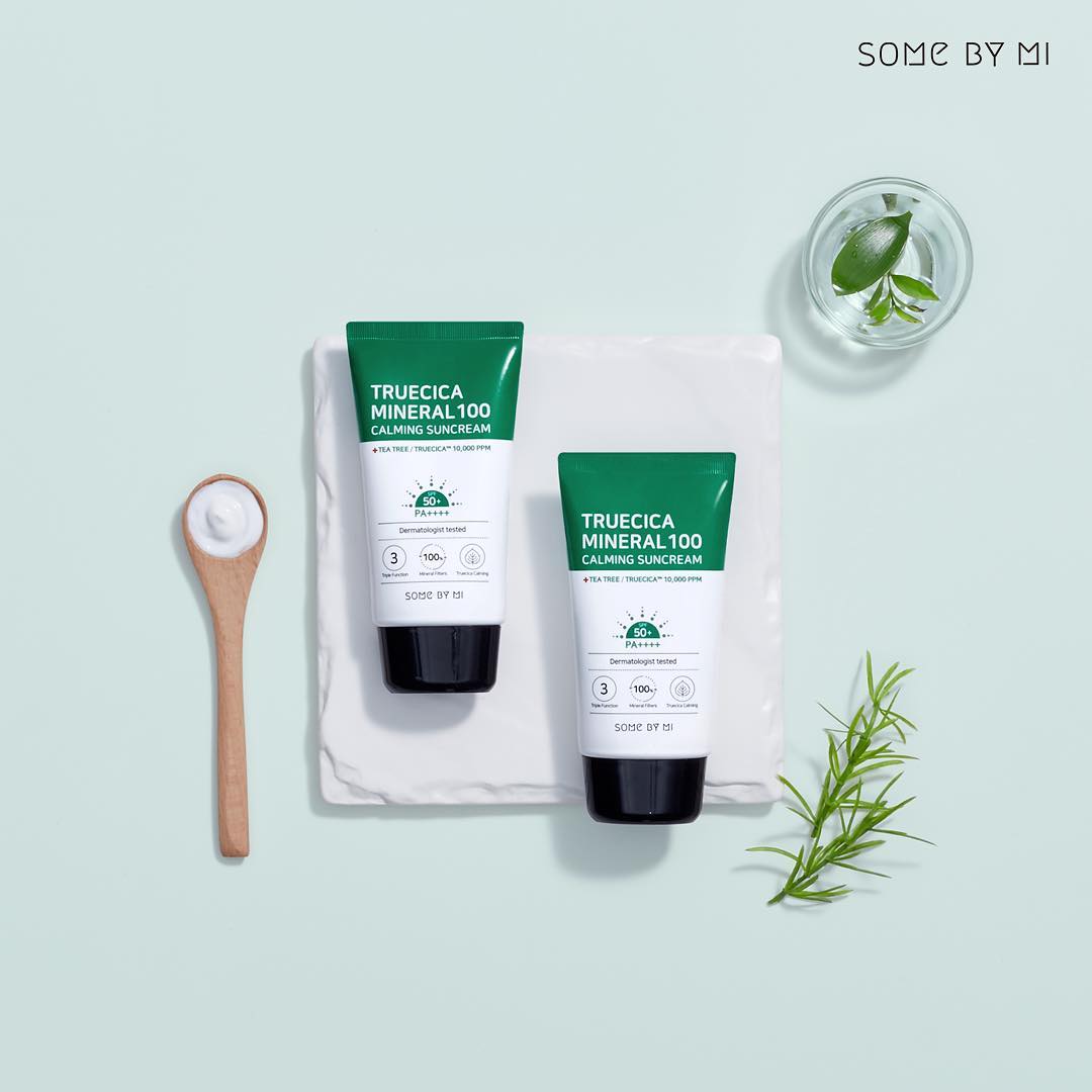 Kem Chống Nắng Dành Cho Da Dầu Mụn, Nhạy Cảm Some By Mi Truecica Mineral Calming Tone-up Suncream