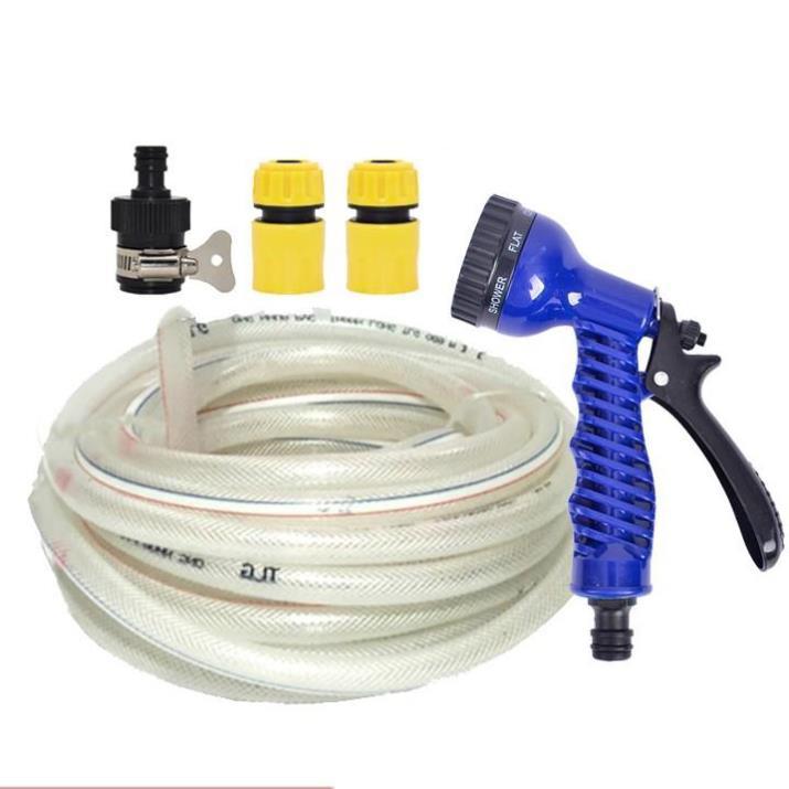 Bộ dây tăng áp 3 lần vòi xịt nước rửa xe, tưới cây loại 5m 206843 TL