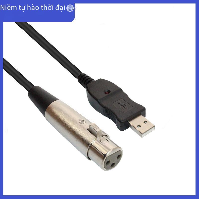 Đảm bảo chất lượng Cáp micro USB 3m Cáp micro usb Cáp thu âm micro kết nối với máy tính Cáp máy tính 3m