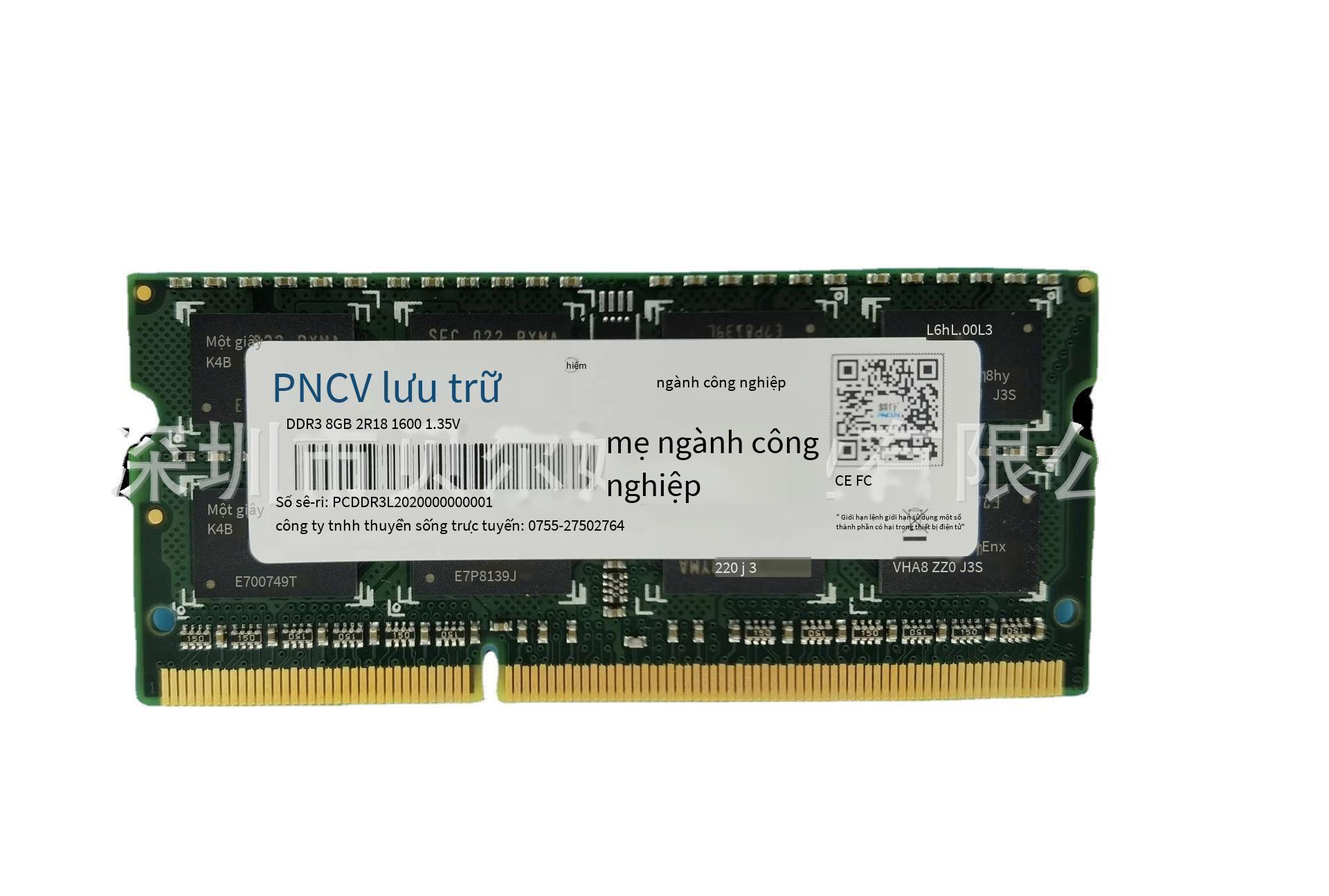 Phong cách mới nhất cấp công nghiệp DDR3 8gb thẻ nhớ ddr3l RAM cho máy tính công nghiệp pc mini ethernet kép