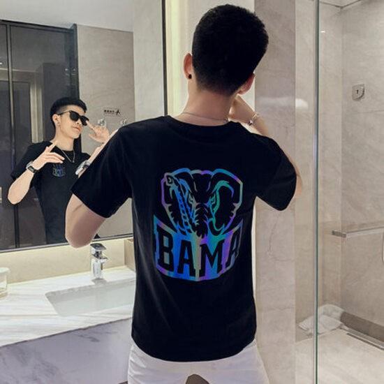 Áo Thun Phản Quang Nam Nữ In hình Con Voi, áo chất, đi đêm, đi phượt bao ngầu, nhìn đã mắt