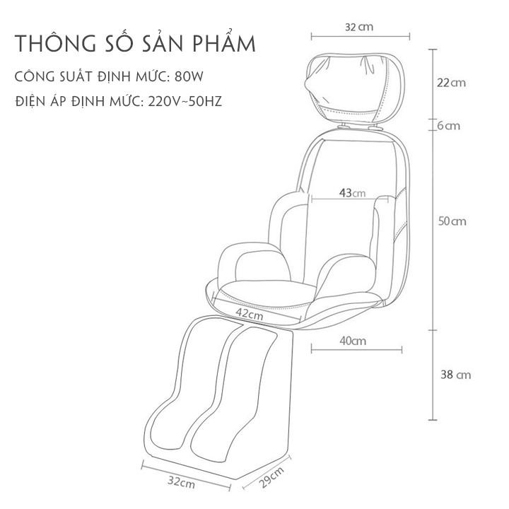 Ghế masage đa năng toàn thân cao cấp có massage chân model mới nhất, Ghế Massage Toàn Thân Có Hồng Ngoại