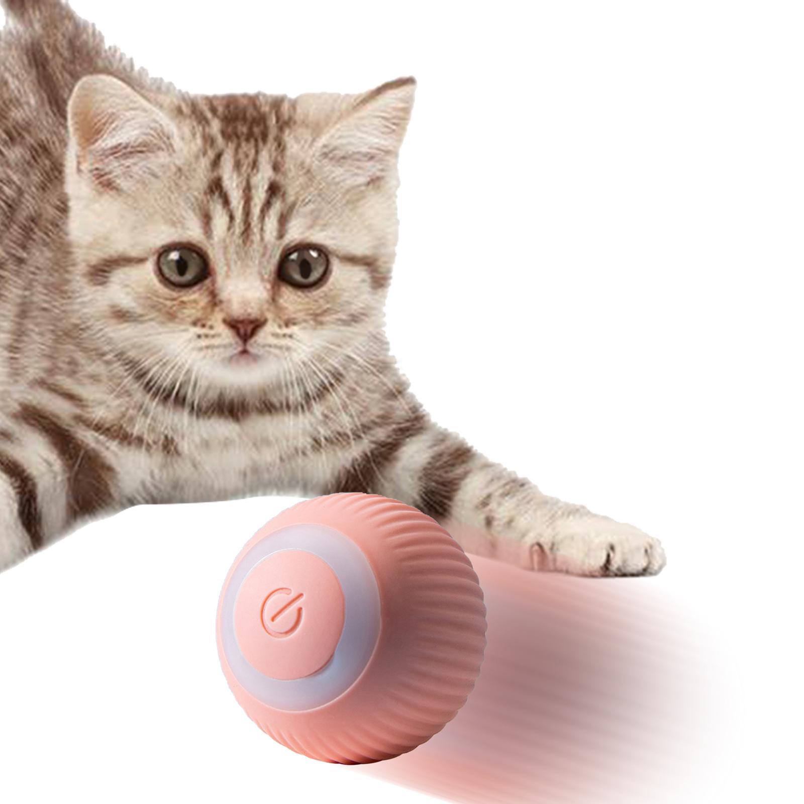 Automatic Interactive Cat Toys Ball for Indoor Cats  Kitten Dogs Pets