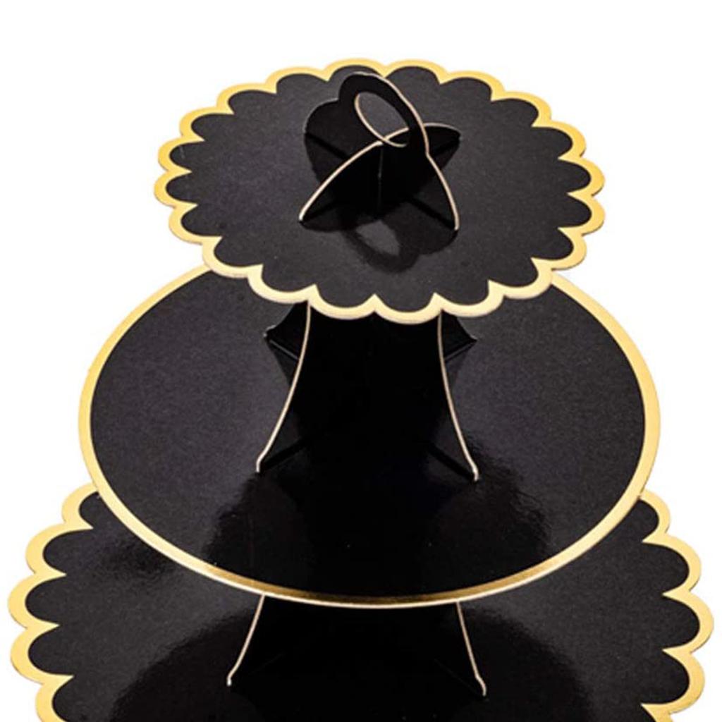 2Pcs Dessert Cupcake Stand 3 Tier Cake Food Display Tower Baby Shower Kids Party