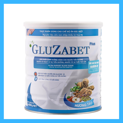 Sữa hạt Gluzabet Dùng Cho Người Tiểu Đường - 650g
