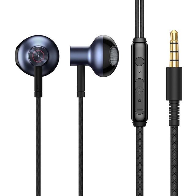 Tai Nghe Nhét Tai Baseus H19 Âm Thanh Nổi 6D Và Mic Cho Điện Thoại Xiaomi Có Dây 3.5mm - Hàng chính hãng