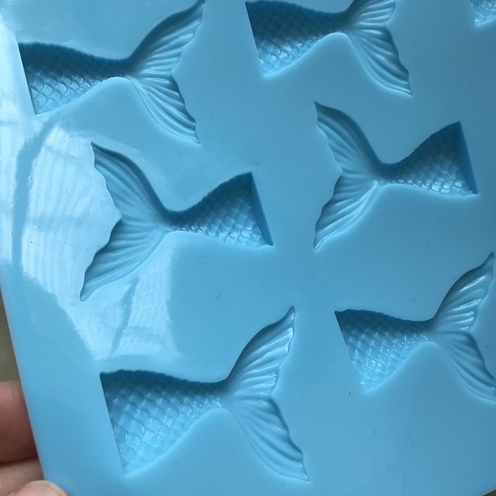 Khuôn silicon đuôi cá