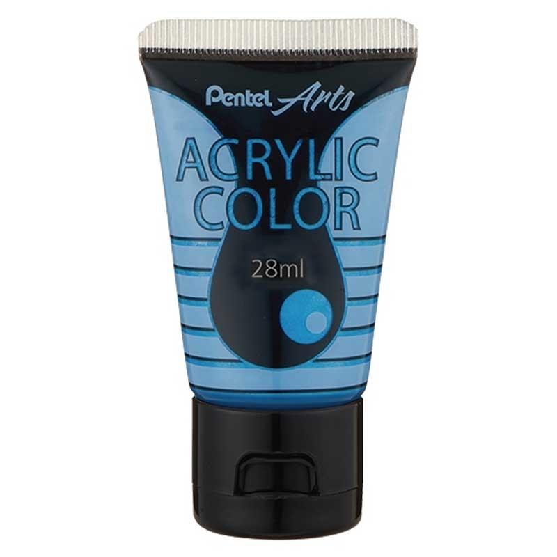 Tuýp Màu Vẽ Acrylic Pentel 28ml WA2-T158 - Metallic Blue