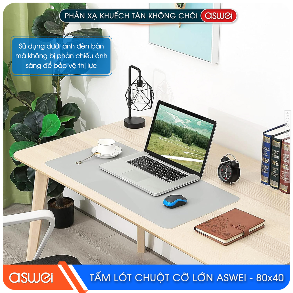 Lót Chuột Gaming ASWEI - Hàng Chính Hãng