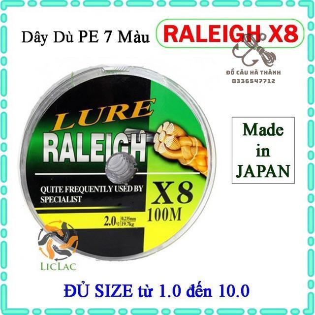 Dù Lure X8 7 màu siêu bền - Dù câu cá PE Lure X8