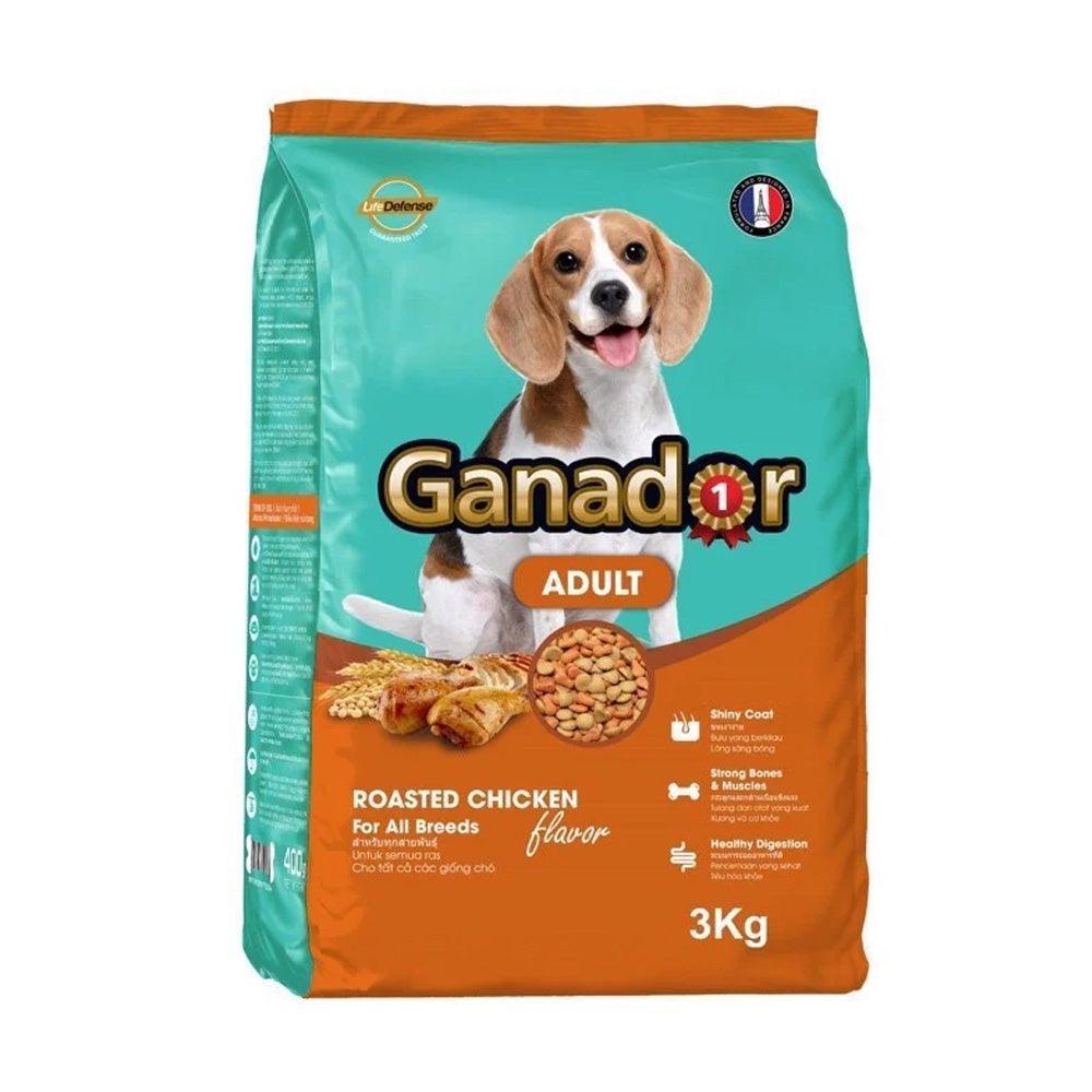 Thức Ăn Hạt Cho Chó Garnador 3kg Nhiều Vị, Thức Ăn Khô Cho Chó Đầy Đủ Dinh Dưỡng