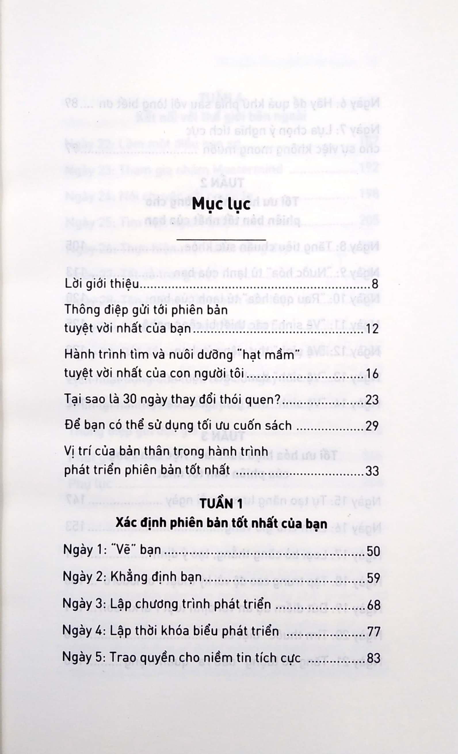 30 Ngày Thay Đổi Thói Quen
