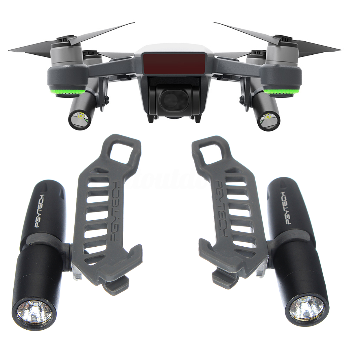 Phụ kiện Spark - Đèn rọi led cho DJI Spark – PGYtech – Hàng chính hãng